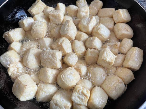 istock Deep fried tofu with sweet and spicy sauce 2149317200