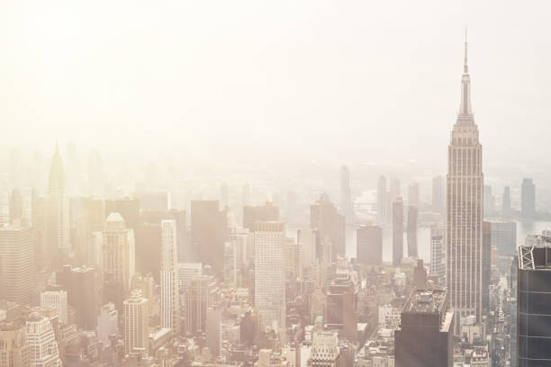 istock Elevated view of New York City 2149319229