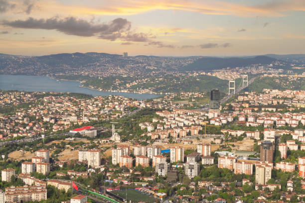 istock Sunset View Over Istanbul, Turkey, From Istanbul Sapphire Tower 2149321580