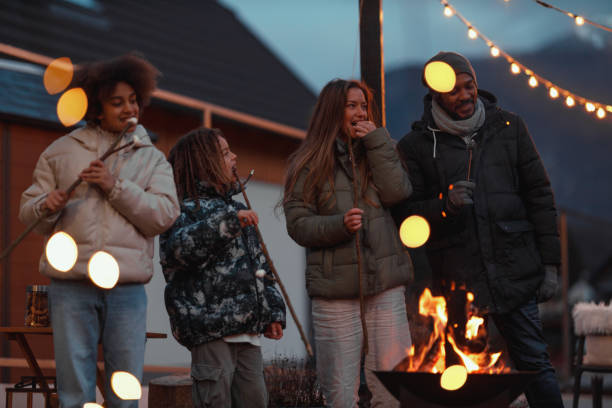 istock Marshmallow Roast with Family 2149321777
