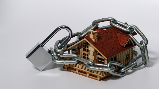 Housing security and building protection with locks.
