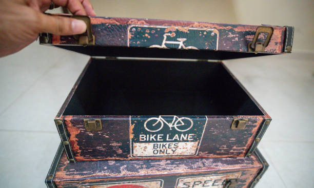 Suitcases and boxes for storing travel items