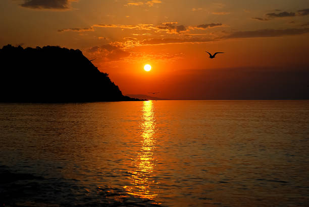 Sunrise over the Black Sea in Crimea