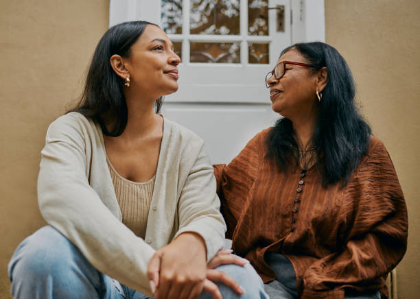 Heart-to-Heart: Mother-Daughter Conversation on the Stoop