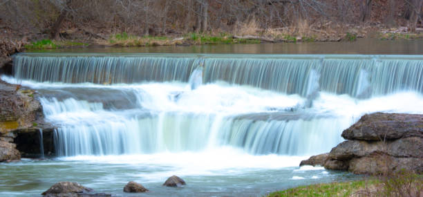 istock Waterfall- Pipe Creek Falls- Cass County, Indiana 2149327925