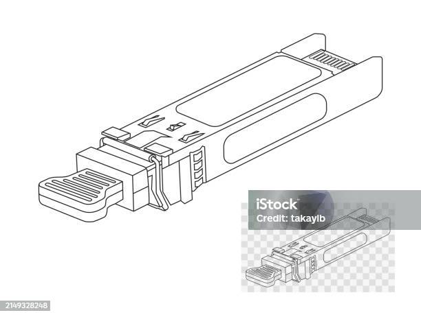 Small Form Factor Pluggable Stock Illustration - Download Image Now ...