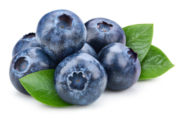 istock Organic blueberry isolated on white background 2149340312