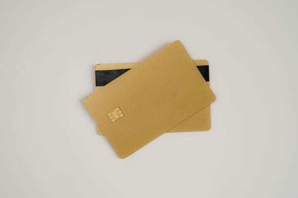 istock Bank credit Card mockup template on isolated background 2149347680