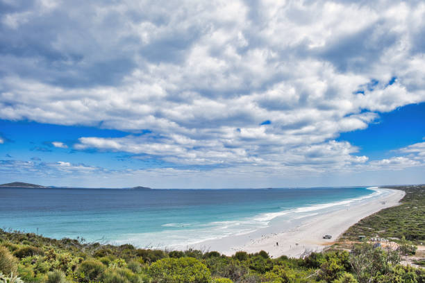 istock Clouds above a lonely beach, Cape Le Grand National Park, Western Australia. 2149348245