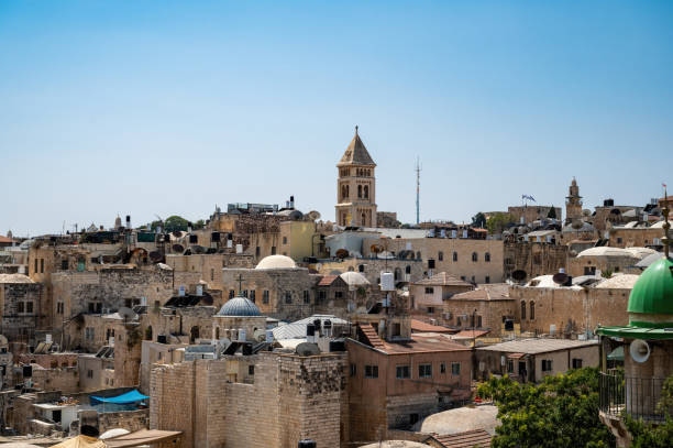 istock View on the landmarks of Jerusalem Old City, 2149354750