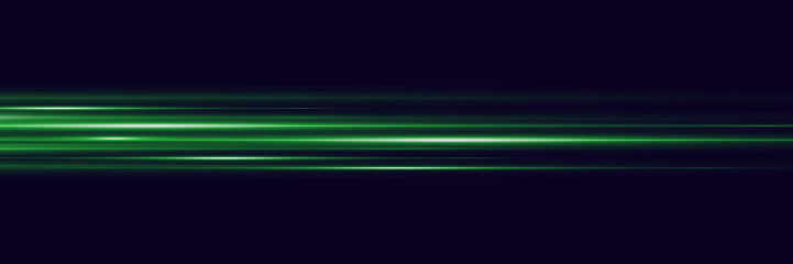 Green laser beams. Dynamic movement of lines and light.