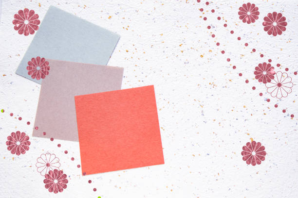 Colorful Washi paper design. photo collage.
