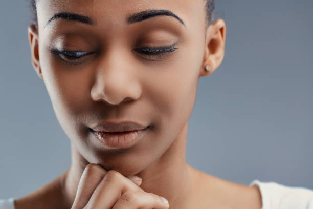 istock Thoughtful expression, introspective young woman, silently conte 2149366618