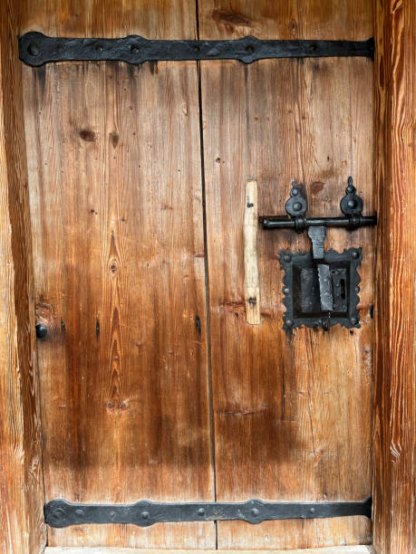istock Old wooden door 2149369178