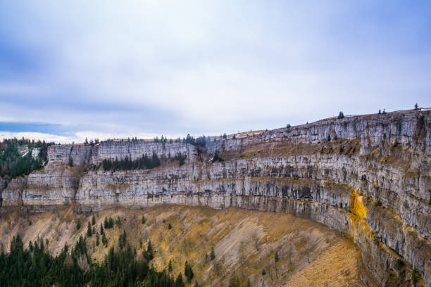 Creux de Van Switzerland Jura Mountains