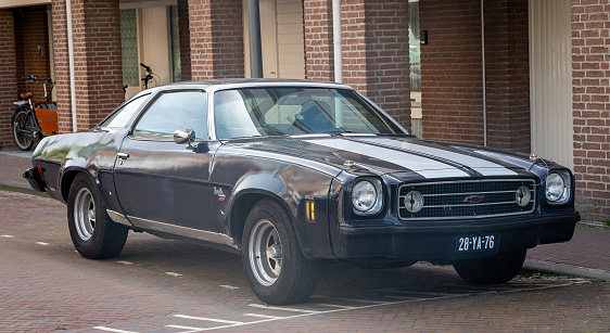 Alphen aan den Rijn, 13.04.2024, Old timer Chevrolet Chevelle Laguna from 1973