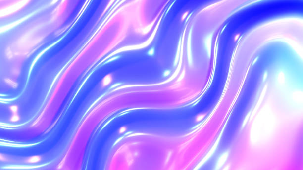 istock Purple blue plastic shiny background, latex glossy texture pattern wallpaper. 2149374227