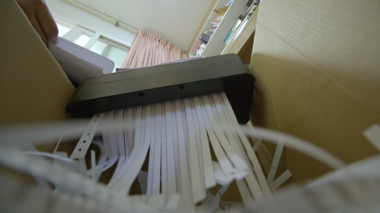 Paper shredder destroy identify document
