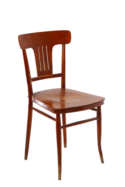 istock handmade wooden chair made of solid oak, isolated on a white background 2149383917