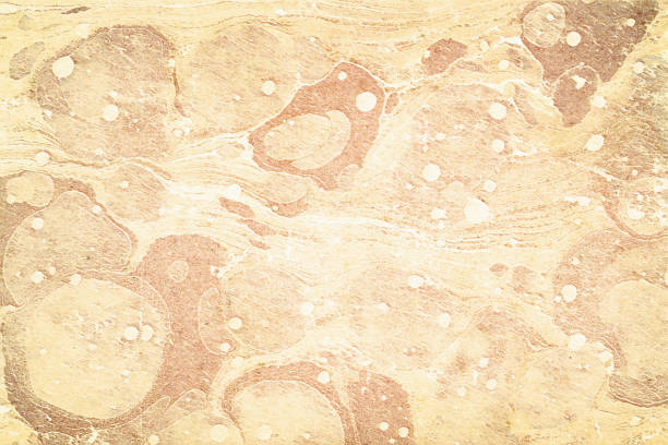 White cream Sandstone colour, Faded mottled marbled paper texture background