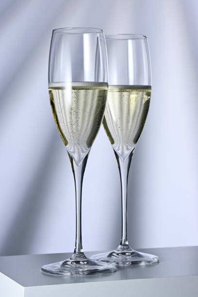 istock Two glasses with champagne close up 2149395098