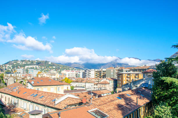 istock Red roofs in Como town, Italy 2149402355