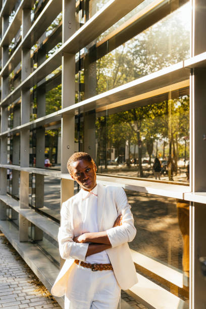 istock Confident businesswoman in urban setting 2149404587