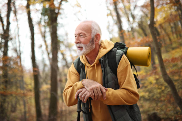 istock Active Senior Man Embarking on a Trek 2149418931