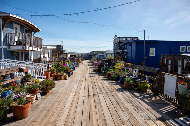 Floating houses in Sausalito