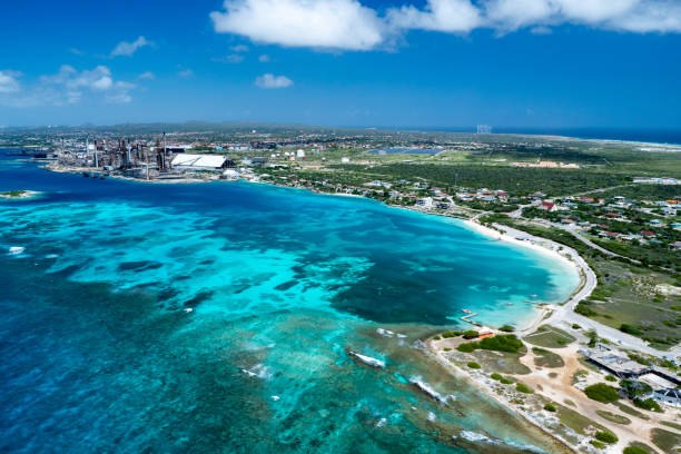 istock Aerial view of Roger's Beach, Aruba 2149421072