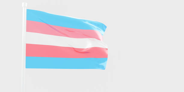 istock Gay pride concept. Trans flag. 3d render. 2149424424