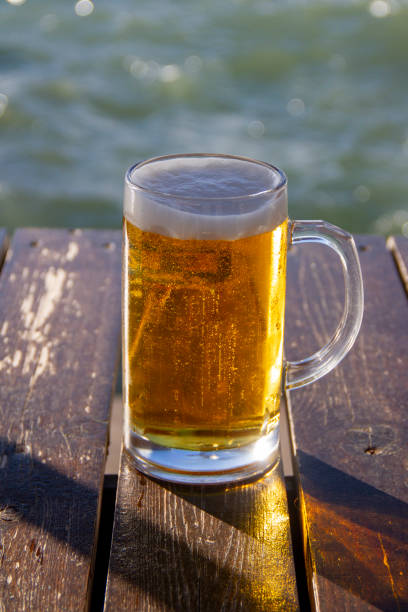 istock The Pint Standing On The Table By The Sea 2149424604