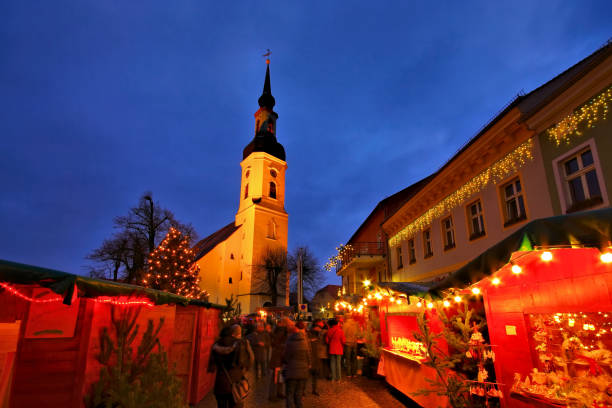 Luebbenau christmas market in Germany