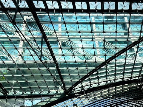 Reflection - the ceiling at Berlin Hauptbahnhof (Central Station)