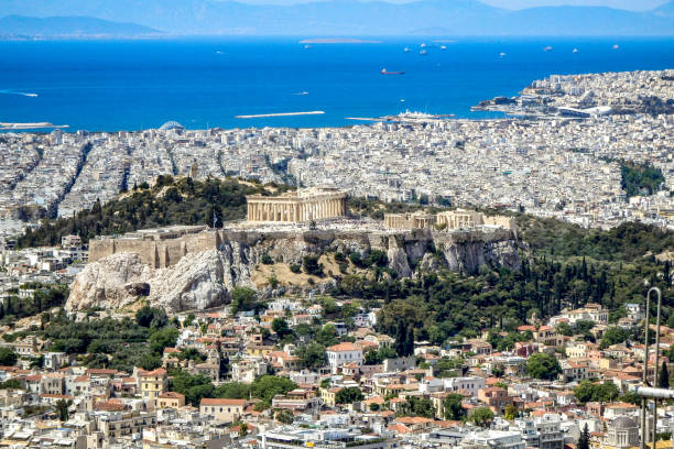 istock Sky view of Athens 2149445704