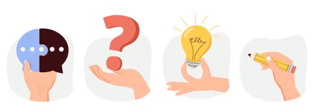 istock Business concepts. Vector illustrations of startup, big idea, testimonial, feedback, faq, writing. Creative concepts 2149453948