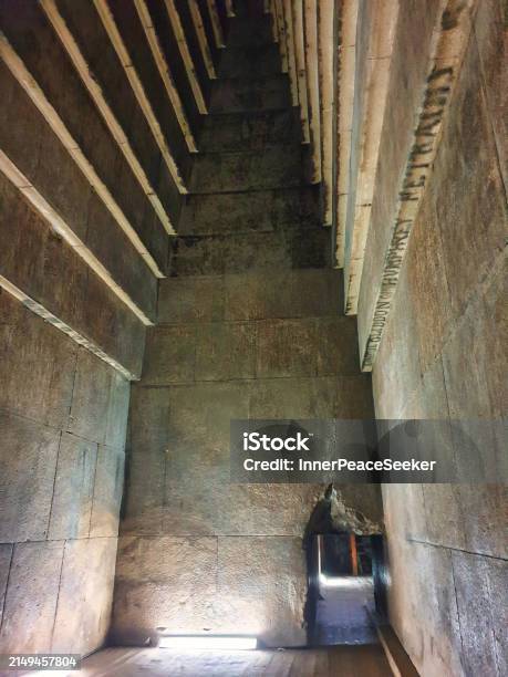 Red Pyramid Inferior Red Pyramid Interior Stock Photo - Download Image Now - Africa, Ancient ...