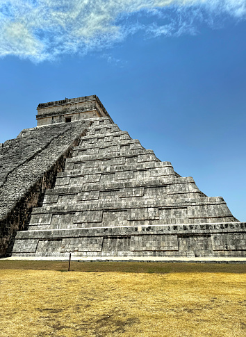Great pyramid of Kukulcan, Chichen Itza, Yucatan, Mexico.