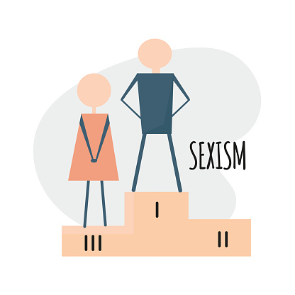 Sexism icon clipart avatar logotype isolated vector illustration