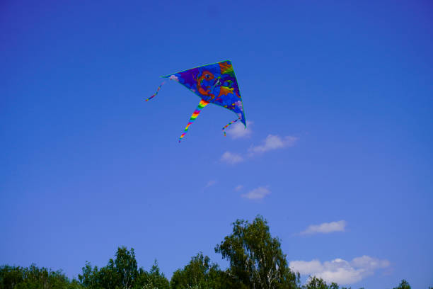 istock A kite flies in the blue sky 2149465530