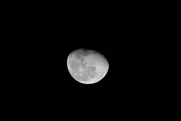 The waning Gibbous moon