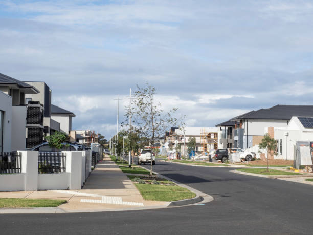 New housing development in the suburbs