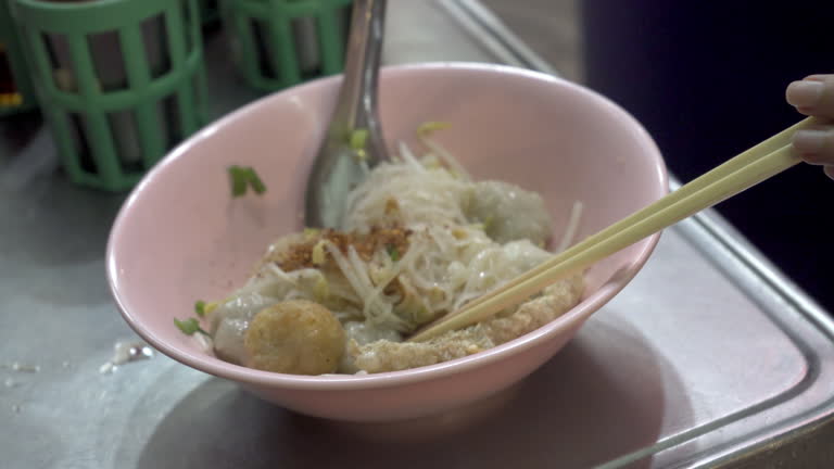 noodles 
street food  Thailand