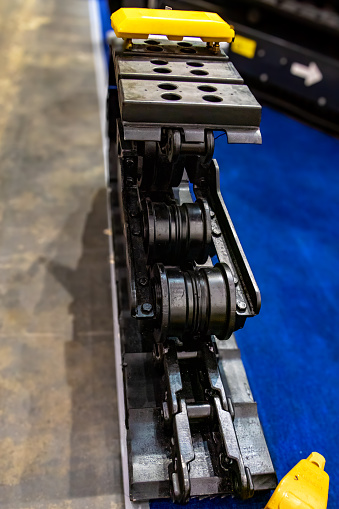 Track chain, track from a mini excavator
