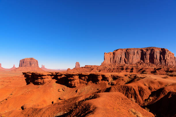 istock View of Monument Valley's Iconic Landmark before sunset. John Ford's Point 2149492211