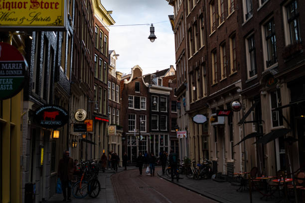 istock Litle street in Amsterdam 2149493533