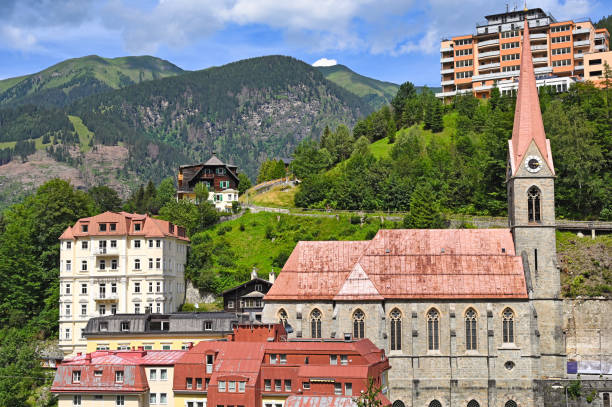 istock Austrian ski and spa resort Bad Gastein Austria summer season 2149504548