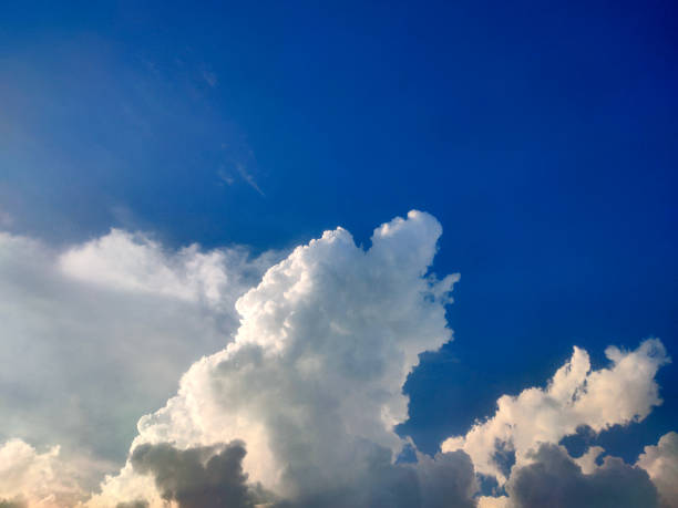 istock Background of white clouds with blue sky 2149505256