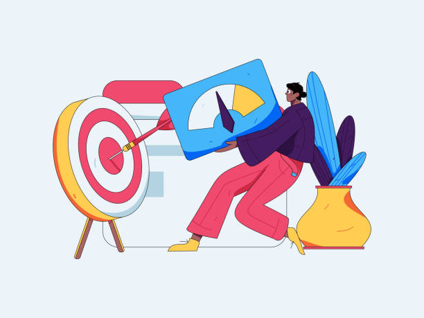 istock Marketing planning business characters flat vector concept operation hand drawn illustration 2149506617