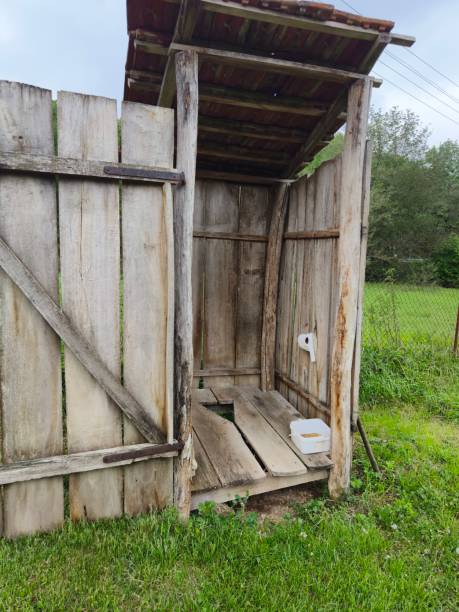 istock Old wooden outhouse 2149509075